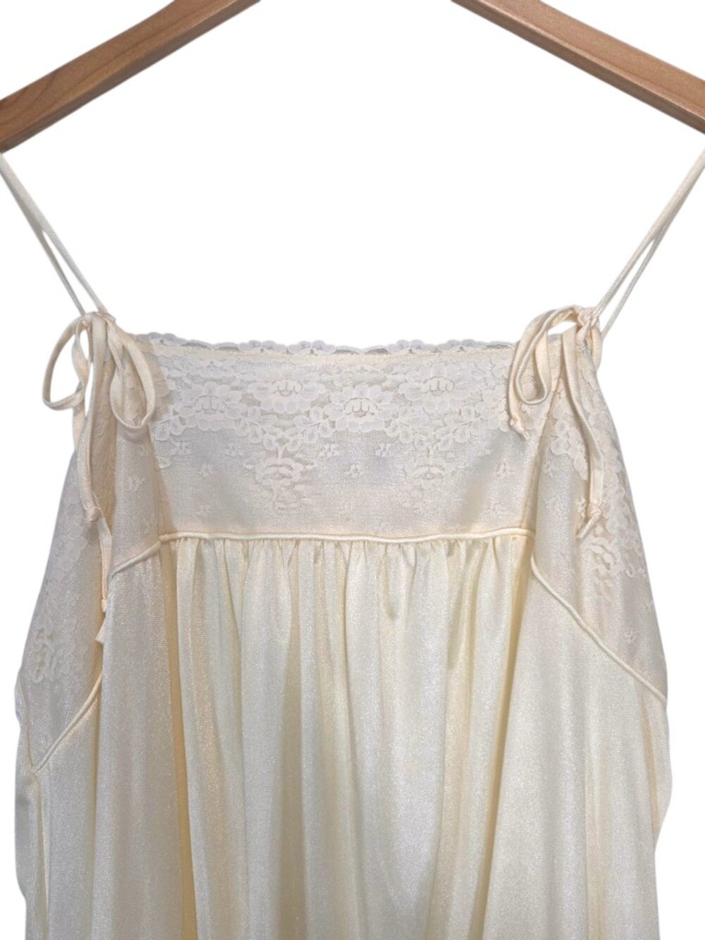 Vintage Empire Waist Lace Slip Dress - Picture 3 of 7